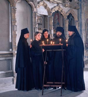 Хор братии Валаамского монастыря